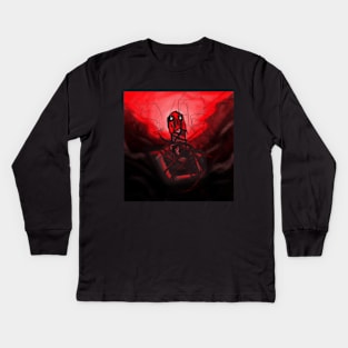 Angery Boy Kids Long Sleeve T-Shirt